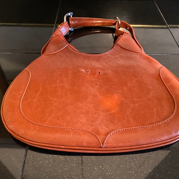 Vintage Wooden Bone Handle Adjustable Strap - Picture 3 of 15